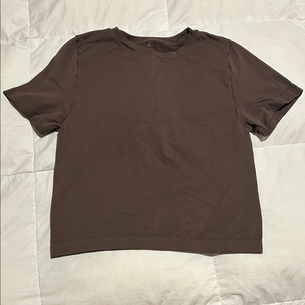 a new day Brown Women's Baby Tee